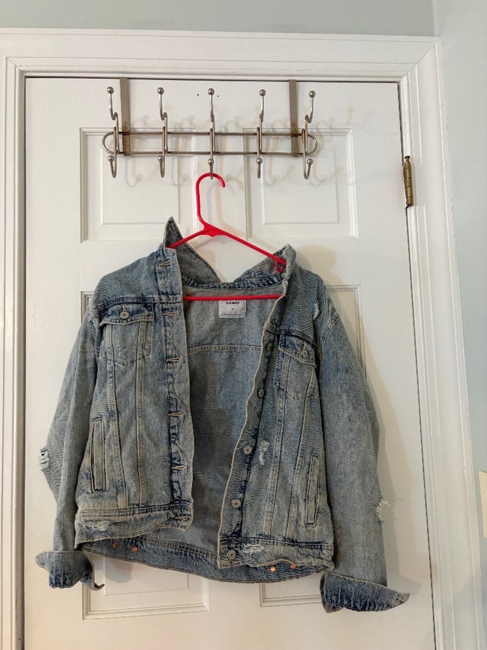 Distressed Denim Jacket